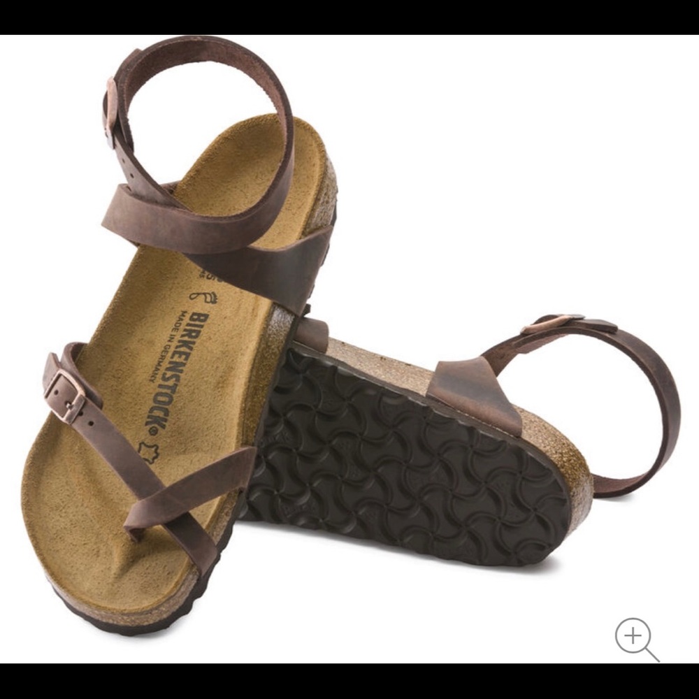 Birkenstock Yara Oiled Leather Sandal Size 38